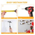 12 Pack Metal Spiral Wine Bottle Wall Holder