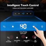 18-Bottle Compressor Wine Cooler with Glass Door