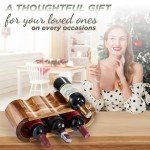 Wooden Countertop Wine Rack for 6 Bottles