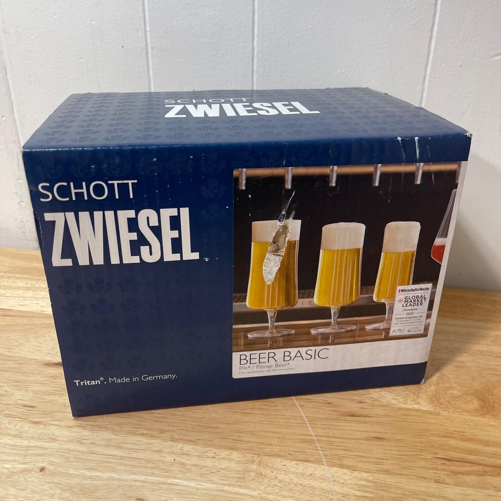 Set of 6 Pilsner Glasses - 13 Ounce