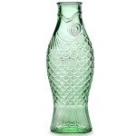 Stylish Green Glass Pitcher for Wine & Drinks