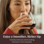 Stemless Wine Glasses with Built-In Aerator (2 Pack)