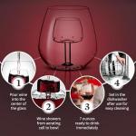 Stemless Wine Glasses with Built-In Aerator (2 Pack)