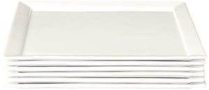 Fortessa Fortaluxe SuperWhite 12-Inch Square Plates Set