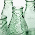 Stylish Green Glass Pitcher for Wine & Drinks