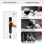 Exptolii Electric Wine Opener with Accessories