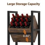 Tribesigns 3-Tier Wooden Freestanding Wine Rack