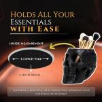 Goth Skull Organizer for Desk and Vanity