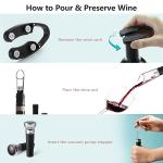 COKUNST Electric Wine Opener Set with Accessories