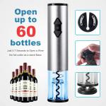 Cordless Electric Wine Bottle Opener with Foil Cutter