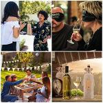 12 Pack Burlap Wine Bags with Gift Tags