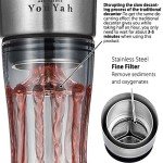 YouYah Iceberg Wine Decanter Set with Aerator