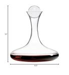 Handblown Crystal Decanter Gift Set with Glasses