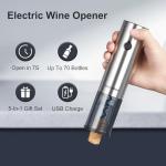 Electric Wine Opener Set with Aerator & Stoppers