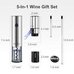 Electric Wine Opener Set with Aerator & Stoppers