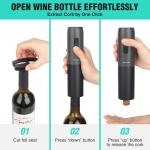 Electric Wine Opener Set with Charging Base