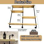 Modern Wall-Mounted Wine Rack with LED Lights