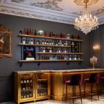 Modern Wall-Mounted Wine Rack with LED Lights