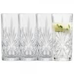 Set of 4 Dishwasher-Safe Long Drink Glasses