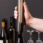 Stylish Electric Wine Bottle Opener with Foil Cutter