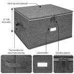 Wine Glass Storage Cases for 12 Glasses - Grey