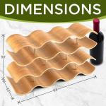 SereneLife 4-Tier Wine Rack for 14 Bottles