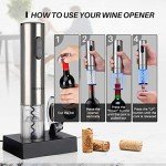 Electric Wine Opener with Foil Cutter Set