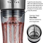 YouYah Wine Decanter Set with Aerator and Filter