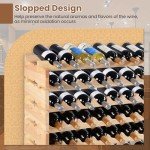 72-Bottle Stackable Modular Wine Rack System