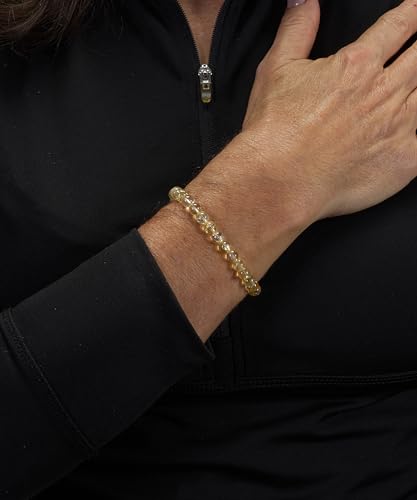 Citrine Gemstone Beaded Bracelets - Small Size