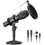 Shure USB/XLR Cardioid Dynamic Microphone for Streaming