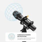 Shure USB/XLR Cardioid Dynamic Microphone for Streaming