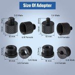 Microphone Thread Adapter Set - 8 Pieces