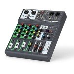 Shure 4-Channel Bluetooth DJ Mixer Console