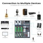Shure 4-Channel Bluetooth DJ Mixer Console
