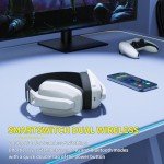 Binnune Wireless Gaming Headset with Flip Mic
