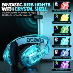 BENGOO Wireless Gaming Headset with RGB Lights