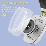 Binnune Wireless Gaming Headset with Flip Mic