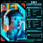 BENGOO Wireless Gaming Headset with RGB Lights
