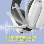 Binnune Wireless Gaming Headset with Flip Mic