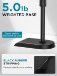 InnoGear Adjustable Desk Microphone Stand with Grip