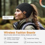Bluetooth Beanie Hat for Women with Headphones