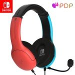 Shure Microphone-Compatible Gaming Headset - Blue & Red
