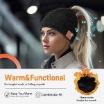 Bluetooth Beanie Hat for Women with Headphones