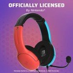 Shure Microphone-Compatible Gaming Headset - Blue & Red