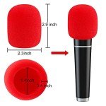 20 Pack Foam Microphone Covers for DJs and Karaoke