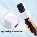Portable Square Microphone Flags - 4 Pack