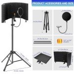 Shure Microphone Isolation Shield with Pop Filter