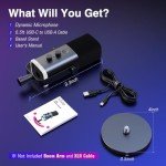 FIFINE XLR/USB Dynamic Microphone for Streaming