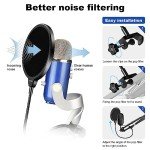 Aokeo Dual-Layer Pop Filter for Blue Yeti
